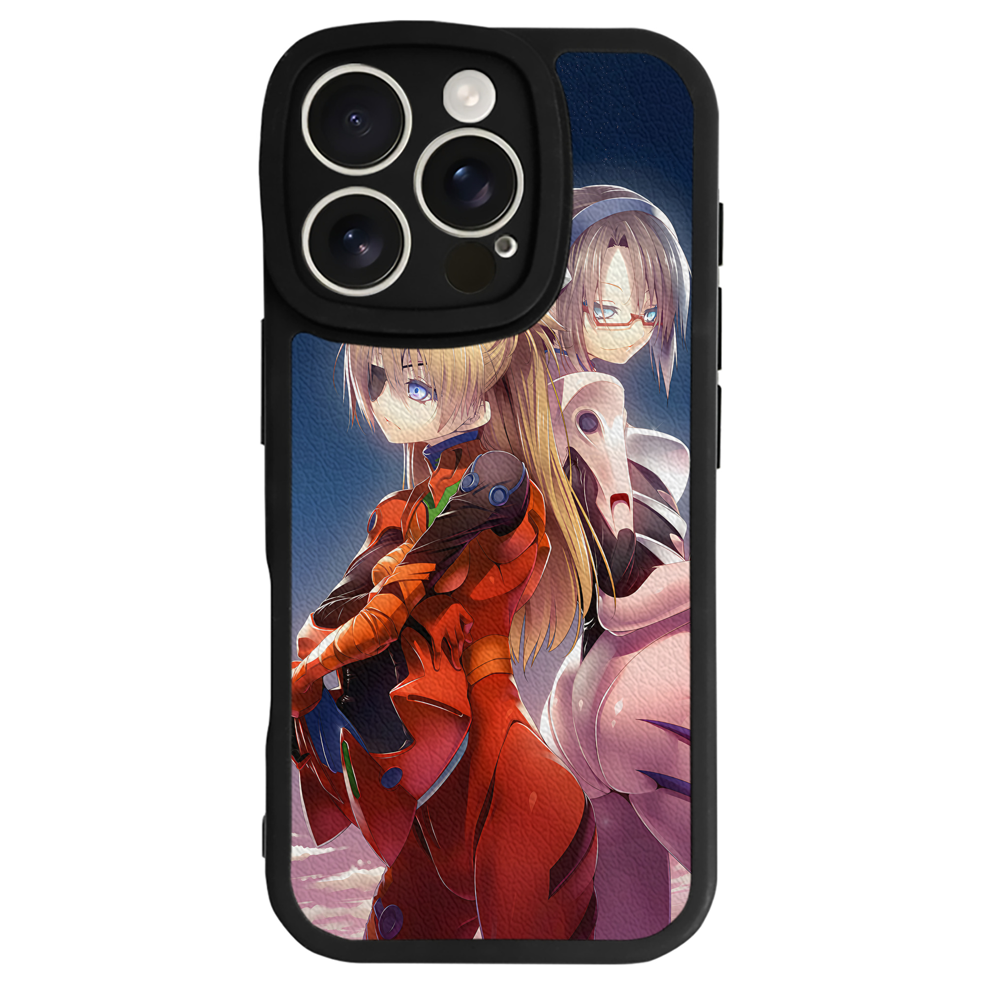 （画像用） EVA 新世紀エヴァンゲリオン 【iPhone 16シリーズ対応】シリコンスマホケース（レザー調） 材質：シリコン